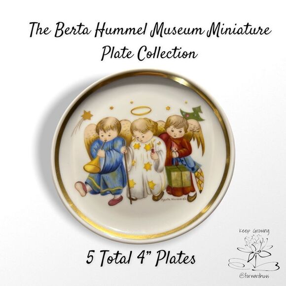 5 Berta Hummel Museum Miniature Plate Collection Plates - Picture 8 of 10